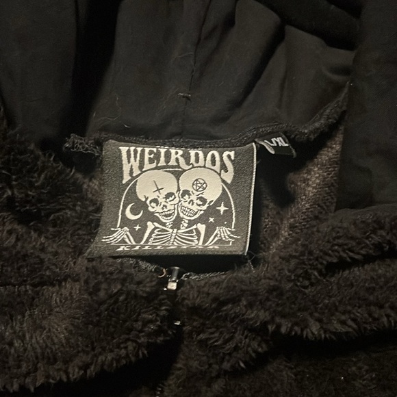 Killstar Black Plush Baphomet/Bat Onesie (Large) - Picture 3 of 4